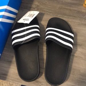 Brand new adidas adilette slides